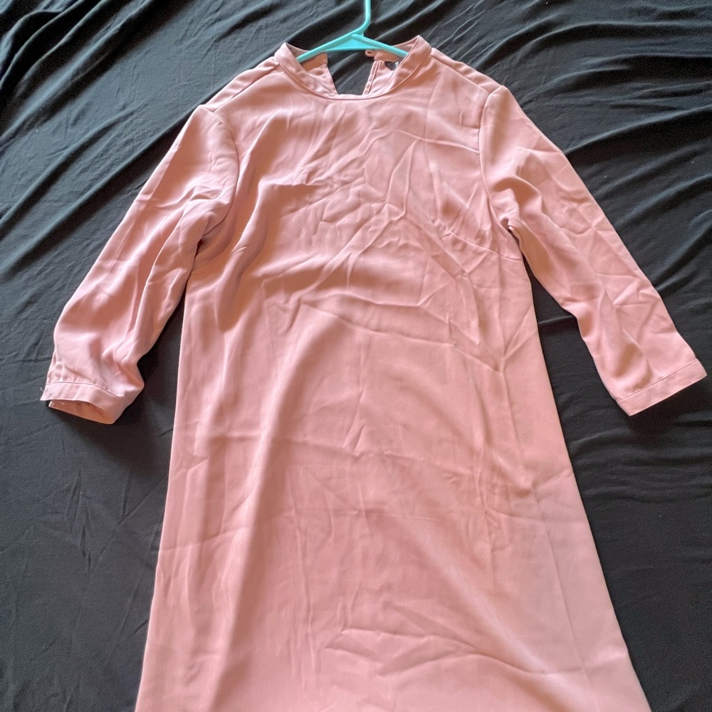 Long peach dress for women from Van Heusen